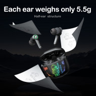 ONIKUMA T36 TWS RGB Gaming Wireless Bluetooth Earbuds Black