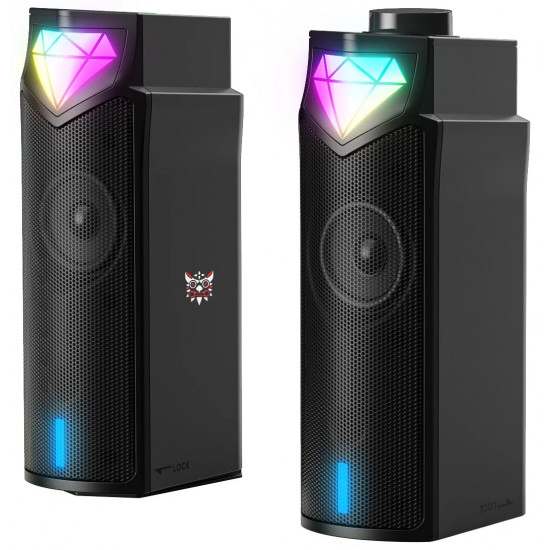 ONIKUMA L1 RGB 2-in-1 Bluetooth Gaming Computer Speaker Soundbar