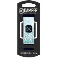 iBOX DHXL01 Damper extra large - Leather iron tag - holographic silver color