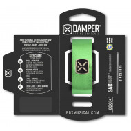 iBOX DMXL05 Damper extra large - Leather iron tag - metallic green color