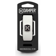 iBOX DSSM01 Damper small - Leather iron tag - white color