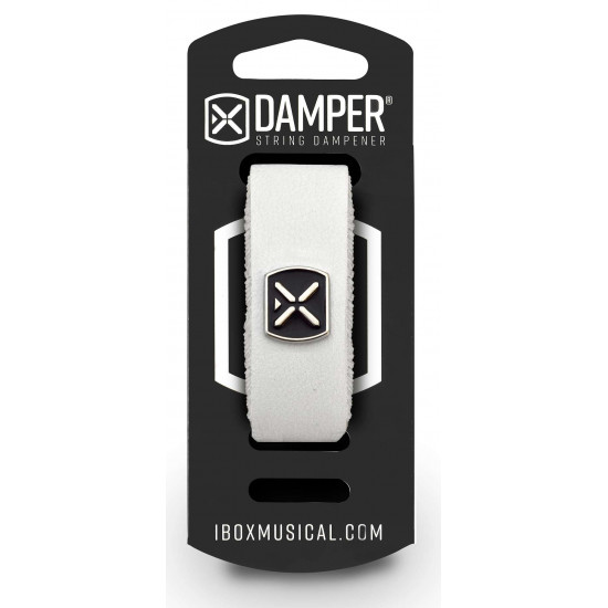 iBOX DSLG01 Damper large - Leather iron tag - white color