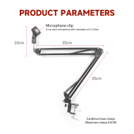 Veles-X desktop microphone stand BMBS