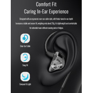 TAKSTAR TS-2300 Blue In-Ear Monitor Earphones