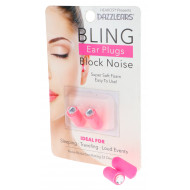 HEAROS DAZZLEARS Bling Ear Plugs Pink NRR 32dB 1 Pair