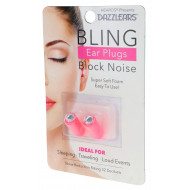 HEAROS DAZZLEARS Bling Ear Plugs Pink NRR 32dB 1 Pair