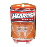 HEAROS High Fidelity Ear Plugs for Long Term Use Small NRR 12dB 1 Pair