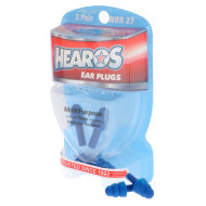 HEAROS Multi-Purpose Series Ear Plugs Blue NRR 27dB 2 Pairs