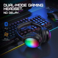 ONIKUMA B3 RGB Wireless Bluetooth Gaming Headset