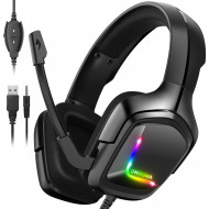 ONIKUMA K20 RGB Wired Gaming Headset Black