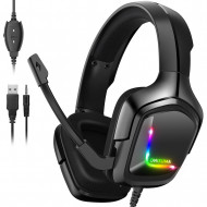 ONIKUMA K20 RGB Wired Gaming Headset Black