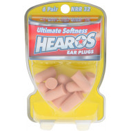 HEAROS Ultimate Softness Series Ear Plugs Beige NRR 32dB 6 Pairs