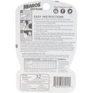 HEAROS Ultimate Softness Series Ear Plugs Beige NRR 32dB 6 Pairs