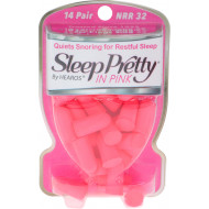 HEAROS Sleep Pretty in Pink Ear Plugs NRR 32dB 14 Pairs