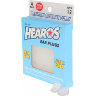 HEAROS Silicone Putty Adult Size Ear Plugs for Swimming NRR 22dB 8 Pairs