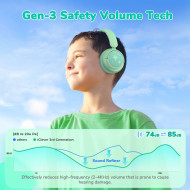 iClever Kids Bluetooth Headphones BTH22 Green