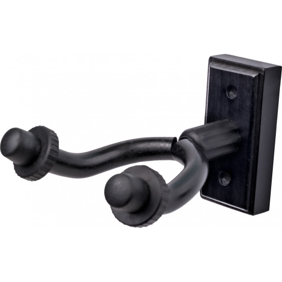 Veles-X Solid Wood Guitar Wall Hanger Black