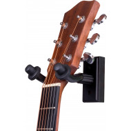 Veles-X Solid Wood Guitar Wall Hanger Black