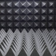 Veles-X Akusztikus panel Pyramids öntapadó 500x500x50, tűzgátló