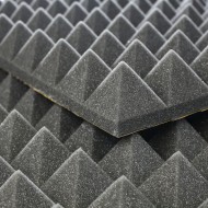 Veles-X Akusztikus panel Pyramids öntapadó 500x500x50, tűzgátló