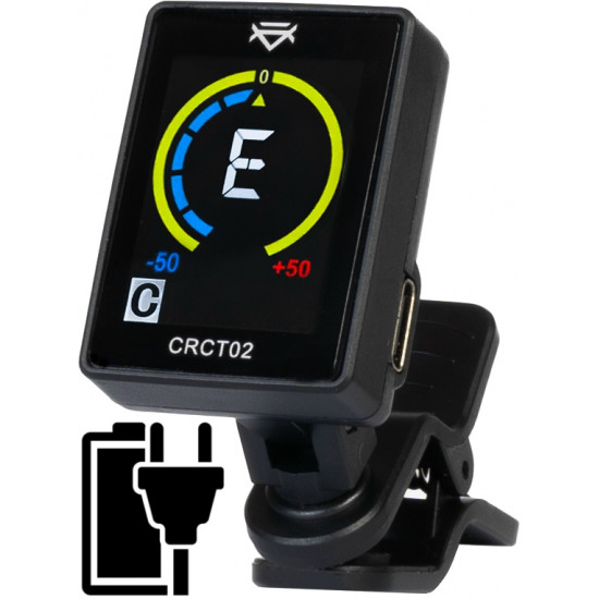 Veles-X Clip-on Rechargeable Chromatic Tuner CRCT02