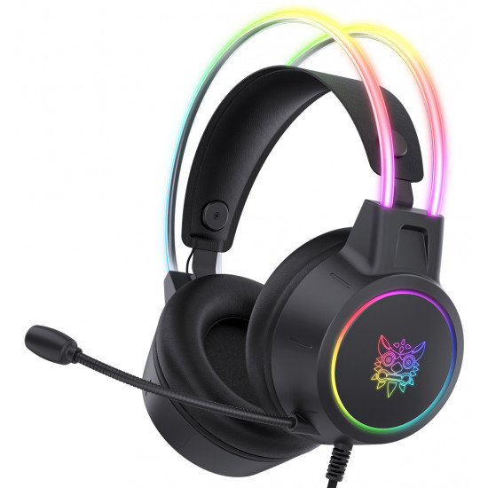 ONIKUMA X15 PRO Double-Head Beam RGB Wired Gaming Headset Black